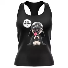 Débardeur Femme Dark Vadog « Je suis ton pépère... !! » – Parodie Star Wars