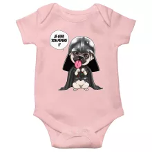 Body bébé (Filles) Dark Vadog « Je suis ton pépère... !! » – Parodie Star Wars