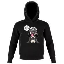 Sweat à capuche Enfant Dark Vadog « Je suis ton pépère... !! » – Parodie Star Wars