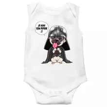Body bébé Dark Vadog « Je suis ton pépère... !! » – Parodie Star Wars