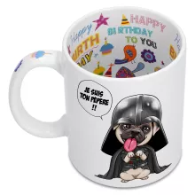 Mug Dark Vadog « Je suis ton pépère... !! » – Parodie Star Wars