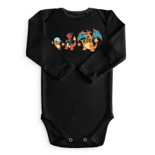 Dragon Evolution Baby Body långa ärmar – Parodi Pokémon