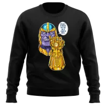 Pull « Une menace (pas) très sérieuse... » – Parodie Thanos
