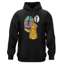Sweat à capuche « Une menace (pas) très sérieuse... » – Parodie Thanos