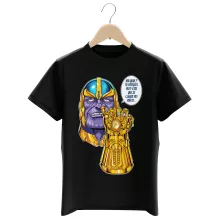 T-shirt Enfant « Une menace (pas) très sérieuse... » – Parodie Thanos