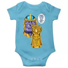 Body bébé « Une menace (pas) très sérieuse... » – Parodie Thanos
