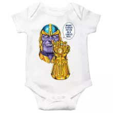 Body bébé « Une menace (pas) très sérieuse... » – Parodie Thanos