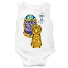 Body bébé « Une menace (pas) très sérieuse... » – Parodie Thanos