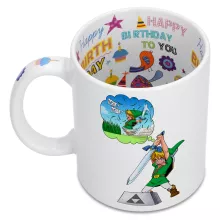 Link Mugg “Link och Excalibur” – Parodi Zelda
