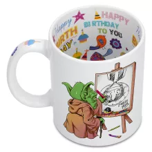 Luffy Tasse “Luffy verkehrt zeichnender Eiichiro Yoda” – Parodie auf One Piece