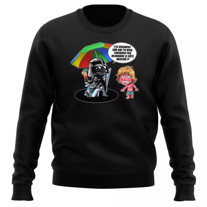 Pulls Parodie Star Wars Le pouvoir du côté Obscur... - Luke Skywalker, Dark Vador, le côté obscur
