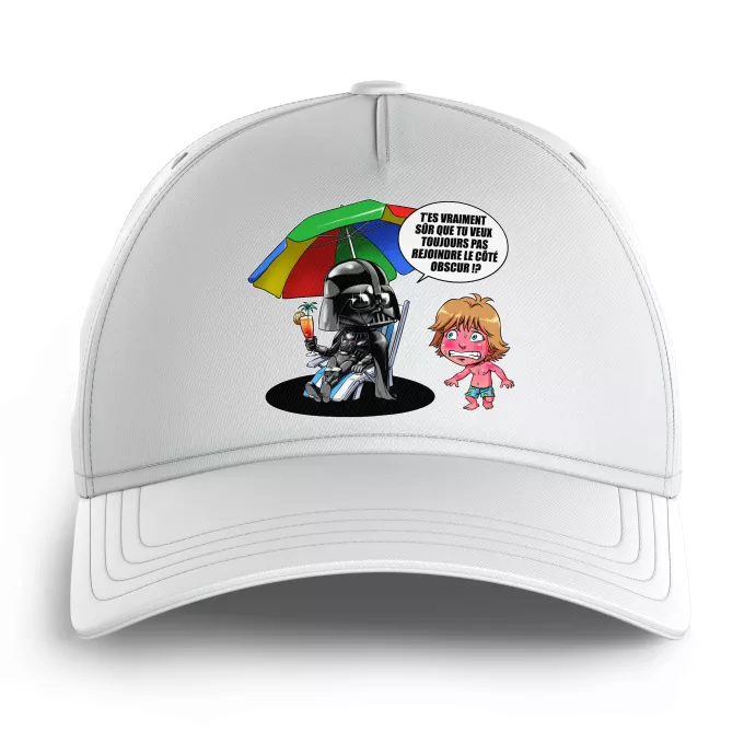 Casquettes Enfants Parodie Star Wars Le pouvoir du côté Obscur... - Luke Skywalker, Dark Vador, le côté obscur