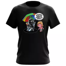 T-shirt Luke Skywalker « Le pouvoir du côté Obscur... » – Parodie Star Wars