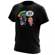 T-shirt Luke Skywalker « Le pouvoir du côté Obscur... » – Parodie Star Wars