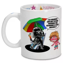 Mug Luke Skywalker « Le pouvoir du côté Obscur... » – Parodie Star Wars