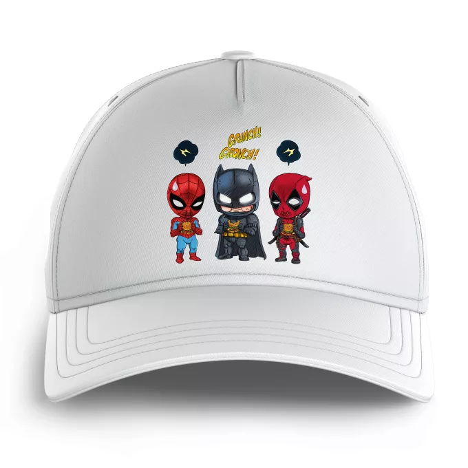 Barnens keps Parodi Deadpool Batman, Deadpool och Spindelmannen