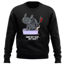 Pull Krokmou « Quand faut y aller... Faut y aller !! » – Parodie Dragons
