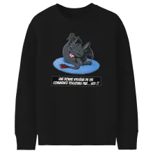 Pull Enfant Krokmou « Une bonne hygiène de vie commence toujours par...soi ! » – Parodie Dragons