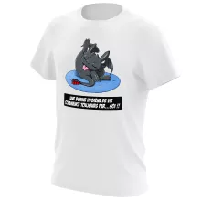 T-shirt Krokmou « Une bonne hygiène de vie commence toujours par...soi ! » – Parodie Dragons