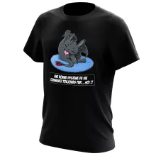 T-shirt Krokmou « Une bonne hygiène de vie commence toujours par...soi ! » – Parodie Dragons