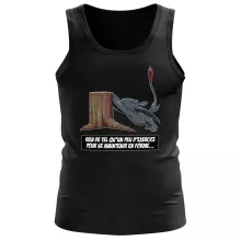 Débardeur Krokmou « Rien de tel qu'un peu d'exercice pour se maintenir en forme... » – Parodie Dragons