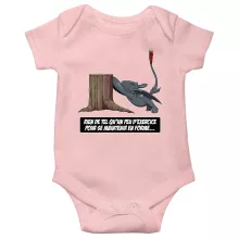 Body bébé (Filles) Krokmou « Rien de tel qu'un peu d'exercice pour se maintenir en forme... » – Parodie Dragons