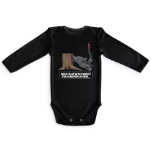 Body bébé manches longues Krokmou « Rien de tel qu'un peu d'exercice pour se maintenir en forme... » – Parodie Dragons