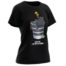 T-shirt Femme Krokmou « J'peux pas... J'ai trop la flemme ! » – Parodie Dragons