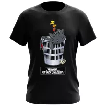 T-shirt Krokmou « J'peux pas... J'ai trop la flemme ! » – Parodie Dragons