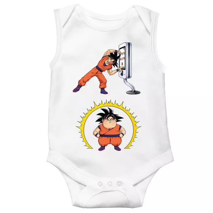 Body baby Ärmlös Parodi Dragon Ball Z - DBZ Son Goku
