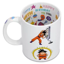 Mug Sangoku « Mac Fusion !! » – Parodie Dragon Ball Z