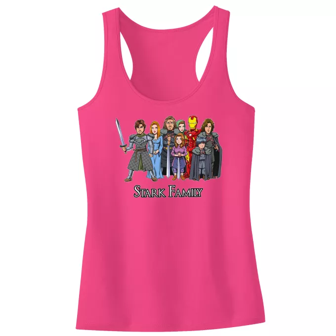 Mädchen Kinder Tank top Parodie auf Game of Thrones Eddard, Catelyn, Robb, Sansa, Arya, Brian, Rickon und Tony Stark