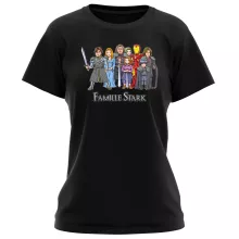T-shirt Femme Eddard « La Famille Stark au complet ! » – Parodie Iron Man