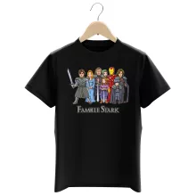 T-shirt Enfant Eddard « La Famille Stark au complet ! » – Parodie Iron Man