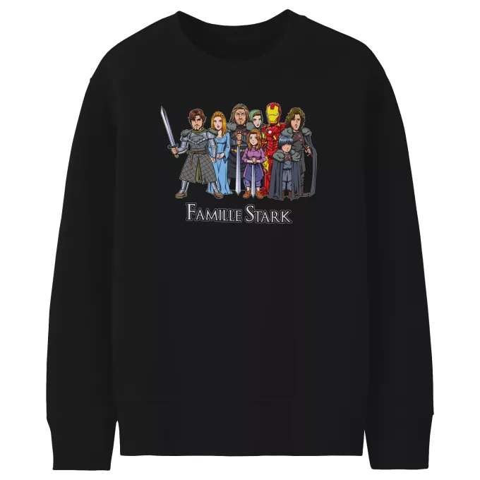 Pulls Enfants Parodie Iron Man La Famille Stark au complet ! - Eddard, Catelyn, Robb, Sansa, Arya, Brian, Rickon, Tony Stark