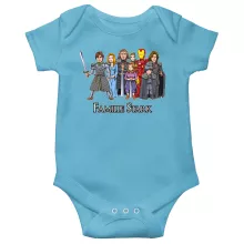 Body bébé Eddard « La Famille Stark au complet ! » – Parodie Iron Man