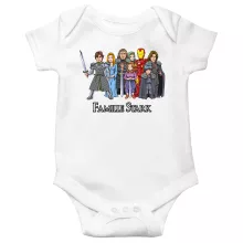 Body bébé Eddard « La Famille Stark au complet ! » – Parodie Iron Man