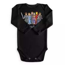 Body bébé manches longues Eddard « La Famille Stark au complet ! » – Parodie Iron Man