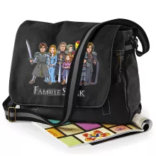 Sac à bandoulière Eddard « La Famille Stark au complet ! » – Parodie Iron Man