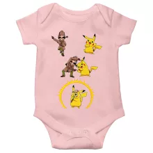 Korte mouwen Babyromper (meisje) Videospelletje Parodieën