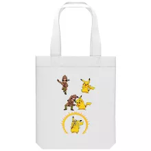 totebag Pikachu « Une Fusion élémentaire... » – Parodie Pokémon