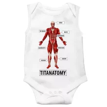 Body bébé Armin « Titanantomy » – Parodie L'attaque des Titans