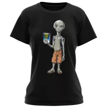 T-shirt Femme Paul « Apprendre à croire en soi... » – Parodie Paul l'Alien