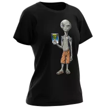 T-shirt Femme Paul « Apprendre à croire en soi... » – Parodie Paul l'Alien