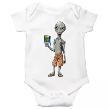 Body bébé Paul « Apprendre à croire en soi... » – Parodie Paul l'Alien