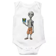 Body bébé Paul « Apprendre à croire en soi... » – Parodie Paul l'Alien