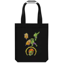 Borsa Tote Bag in cotone organico Parodie di Manga