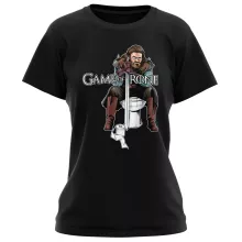T-shirt Femme Eddard Stark « Game Of Trone... Euh... » – Parodie Game of Thrones