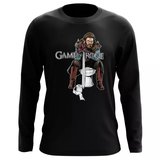 T-Shirts manches longues Parodie Game of Thrones Game Of Trone... Euh... - Eddard Stark