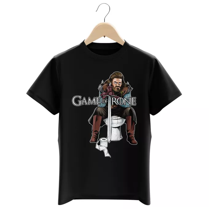 T-shirts Enfants Garçons Parodie Game of Thrones Game Of Trone... Euh... - Eddard Stark